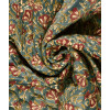 Matelassé velours imprimé fleurs