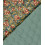 Matelassé velours imprimé fleurs
