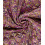 Matelassé velours imprimé fleurs