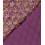Matelassé velours imprimé fleurs