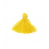 Pompon de coton 3cm - jaune