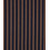 Popeline de coton rayée - marron & marine