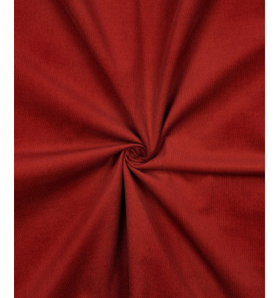 Velours milleraies - dark red
