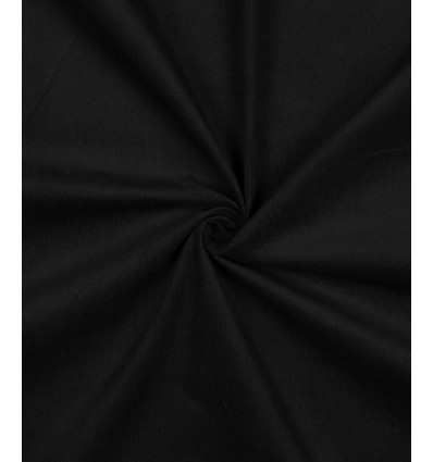 Velours milleraies - noir