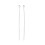 60mm - Clou inoxydable tête boucle (1pc)