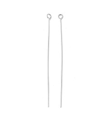 60mm - Clou inoxydable tête boucle (1pc)