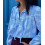 Coton brodé à fines rayures Carla - My Dress Made