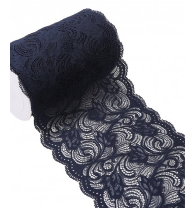 210mm - Dentelle élastique large arabesques (10cm)