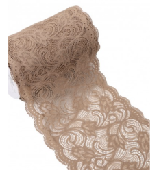 210mm - Dentelle élastique large arabesques (10cm)