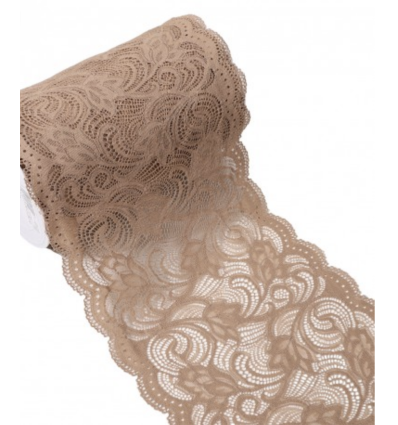 210mm - Dentelle élastique large arabesques (10cm)