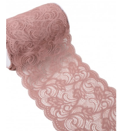 210mm - Dentelle élastique large arabesques (10cm)