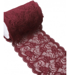 210mm - Dentelle élastique large arabesques (10cm)