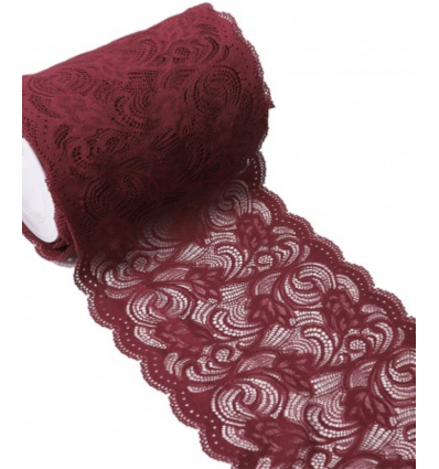 210mm - Dentelle élastique large arabesques (10cm)