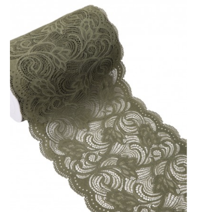210mm - Dentelle élastique large arabesques (10cm)