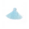 Pompon de coton 3cm - bleu ciel