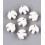 Perle colombe en porcelaine