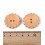 26mm - Bouton en bois