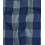 Popeline de coton vichy teint en fil - bleu/vert