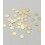 10mm - Sequins rond trou en haut