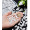 10mm - Sequins rond trou en haut
