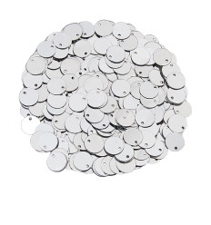 10mm - Sequins rond trou en haut