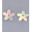 Sequins fleurs irisés