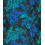 Jacquard Lurex fleurs Noir