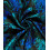 Jacquard Lurex fleurs Noir