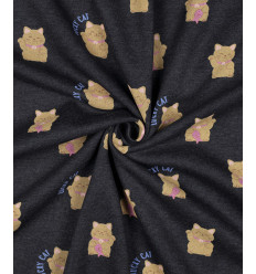 Sweat molleton - chats porte-bonheur
