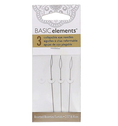 Aiguilles à Chas Réformable souple (3pcs)