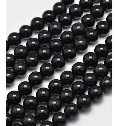 10mm - obsidienne - Chapelet pierre