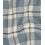 Lin viscose carreaux teint en fil - bleu ancien