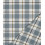 Lin viscose carreaux teint en fil - bleu ancien