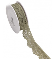 35mm - Dentelle élastique vague (10cm)
