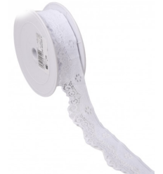 35mm - Dentelle élastique vague (10cm)