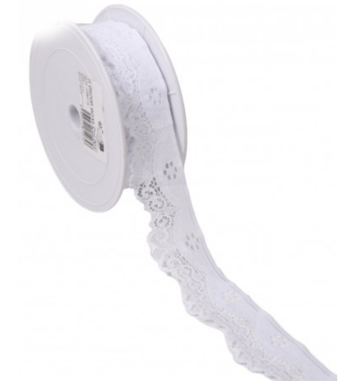 35mm - Dentelle élastique vague (10cm)