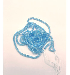 Rocaille diamantée tosca bleu clair 10/o sur fil