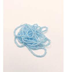 Rocaille diamantée tosca bleu ciel 10/o sur fil
