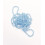 Rocaille diamantée tosca bleu pâle 10/o sur fil