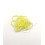 Rocaille diamantée tosca jaune 10/o sur fil