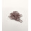 Rocaille diamantée tosca marron clair 10/o sur fil