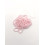 Rocaille diamantée ceylon rose clair lustré 10/o sur fil