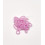 Rocaille diamantée ceylon rose vif lustré 10/o sur fil