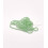 Rocaille diamantée tosca vert prairie 10/o sur fil