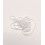Rocaille tube facette cristal irisé sur fil