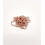 Rocaille diamantée terra lustré chair 10/o sur fil