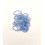 Rocaille diamantée tosca bleu dur 10/o sur fil