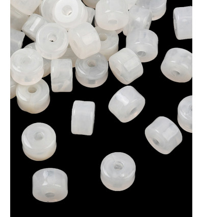12x8mm - Perle colonne acrylique