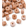 Lot de perles petits fleurs margueritte en acrylique (20pcs)