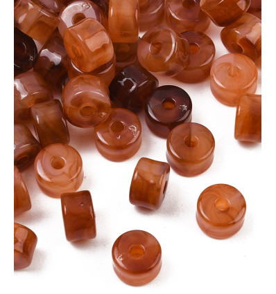 12x8mm - Perle colonne acrylique